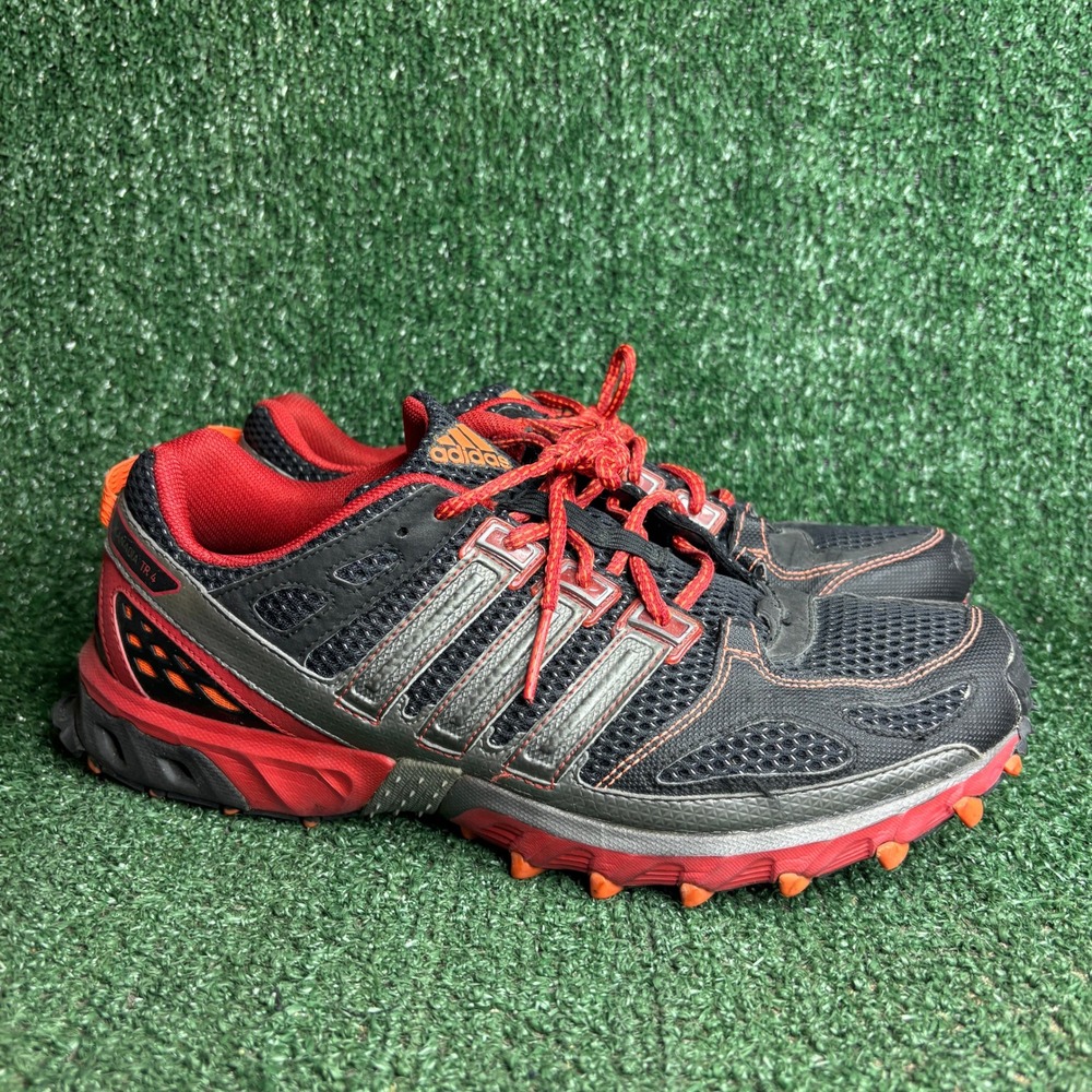 Adidas Kanadia TR 4 Trail Running Rugged Gorpcore Sneakers Black Red Mens Sz 11